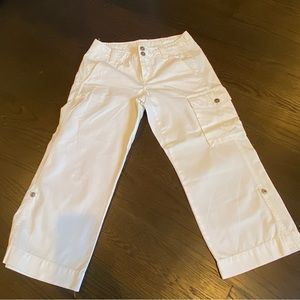 White Capri Pants